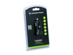 Conceptronic CARDEN04B mobile device charger Universal Black Cigar lighter Auto