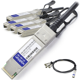 AddOn Networks DAC-Q28-4SFP28-25G-3M-AO InfiniBand/fibre optic cable QSFP28 4xSFP28 Black