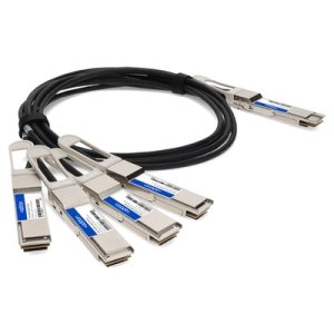 AddOn Networks DAC-Q56DD-4Q56-2M-AO InfiniBand/fibre optic cable 4xQSFP56 QSFP-DD Black, Silver