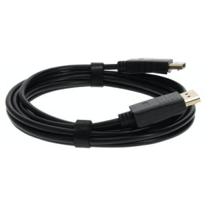 15ft DisplayPort 1.2 Male to DisplayPort 1.2 Male Black Cable For Resolution Up to 3840x2160 (4K UHD)