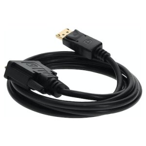 3m DisplayPort 1.2 Male to DVI-D Dual Link (24+1 pin) Male Black Cable Which Requires DP++ For Resolution Up to 2560x1600 (WQXGA)