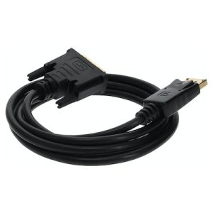 3m DisplayPort 1.2 Male to DVI-D Dual Link (24+1 pin) Male Black Cable Which Requires DP++ For Resolution Up to 2560x1600 (WQXGA)