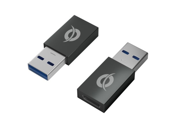 Conceptronic DONN USB-A to USB-C Adapter 2-Pack