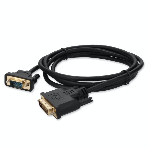 AddOn Networks DVII2VGAB6F video cable adapter 1.8 m DVI-I VGA (D-Sub) Black