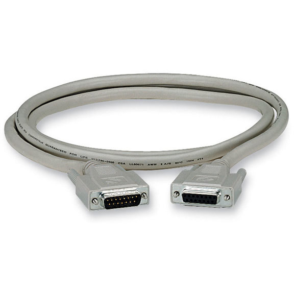 Black Box EGM16T-0050-MF serial cable Grey 15.2 m DB15