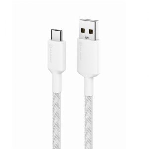 ALOGIC 1m Elements Pro USB 2.0 USB-A to USB-C Cable- White