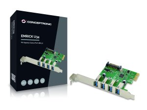 Conceptronic EMRICK02G interface cards/adapter Internal USB 3.2 Gen 1 (3.1 Gen 1)