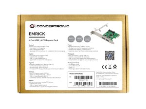 Conceptronic EMRICK 2-Port USB 3.0 PCIe Card