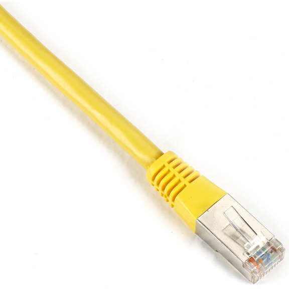 Black Box Cat6 S/FTP networking cable Yellow 0.3 m S/FTP (S-STP)