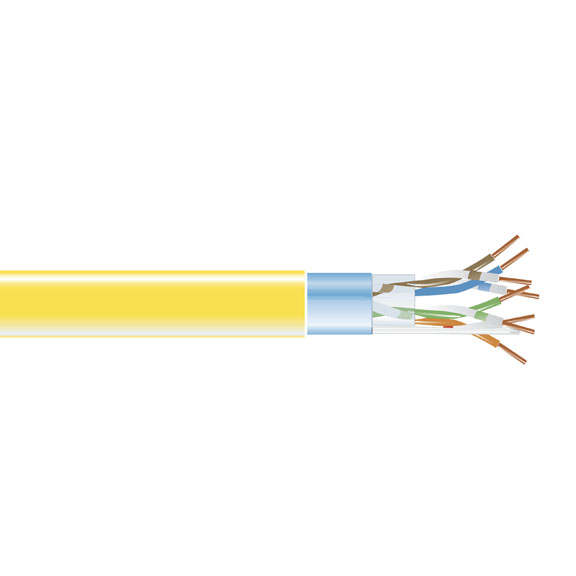 Black Box EVNSL0504A-1000 networking cable Yellow 304.8 m Cat5e U/FTP (STP)