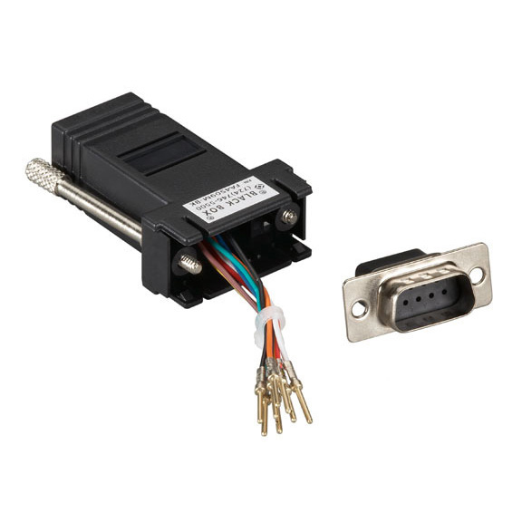 Black Box FA4509M-BK cable gender changer RJ-45 DB9