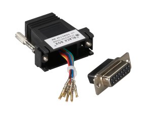 Black Box FA4515F-BK cable gender changer DB15 RJ-45