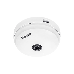 Vivotek FE9180-H-V2 Indoor 5M 15fps H.265/H.264/MJPEG f1.16mm fisheye lens daytime only WDR Pro PoE Built-in Mic MicroSD/SDHC/SDXC