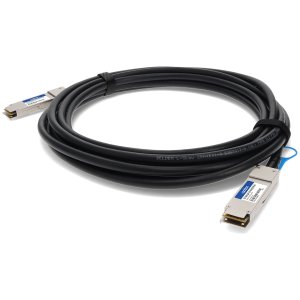 AddOn Networks FG-TRAN-QSFP+SR-PDAC50CM-AO InfiniBand/fibre optic cable 0.5 m Black, Silver