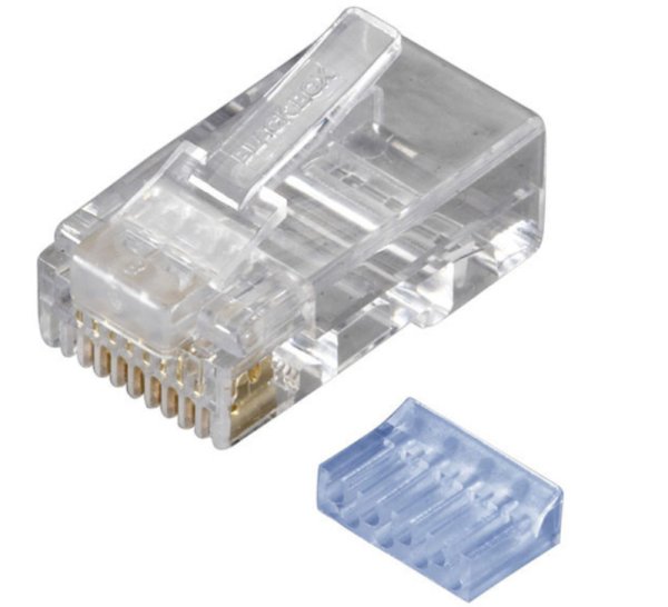 Black Box FMTP6-R2-25PAK wire connector RJ-45 Transparent