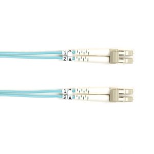 Black Box FO10G-LSZH-003M-LCLC InfiniBand/fibre optic cable 3 m LC OM3 Aqua colour