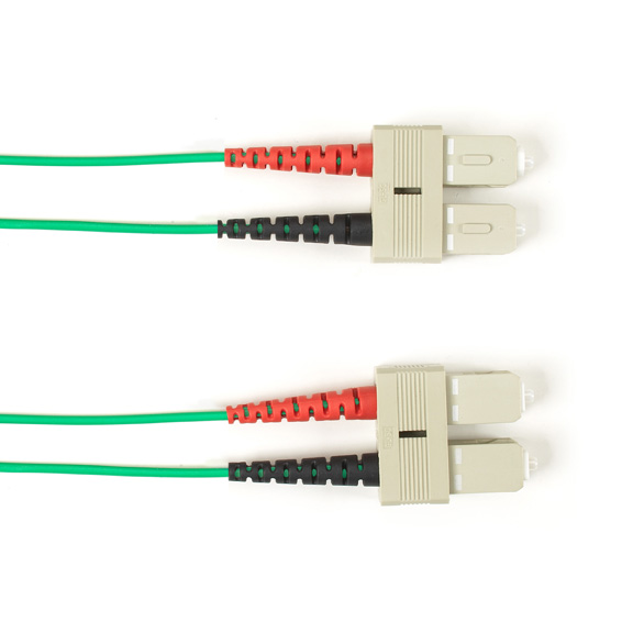 Black Box FOCMR10-002M-SCSC-GN InfiniBand/fibre optic cable 2 m SC OFNR OM3 Green