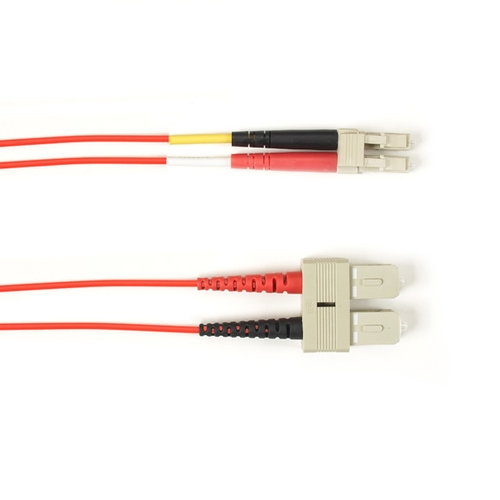 Black Box FOCMR10-003M-SCLC-RD InfiniBand/fibre optic cable 3 m SC LC OFNR OM3 Red