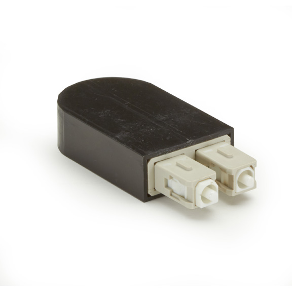 Black Box FOLB50M1-SC fibre optic adapter Black, White