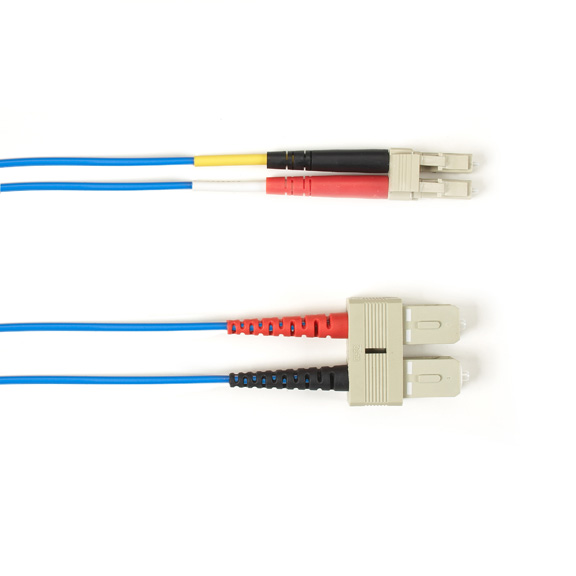 Black Box FOLZH10-005M-SCLC-BL InfiniBand/fibre optic cable 5 m SC LC OM3 Blue