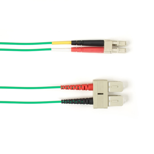 Black Box FOLZH50-002M-SCLC-GN InfiniBand/fibre optic cable 2 m SC LC OM2 Green