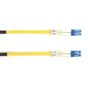 Black Box FOSM-LSZH-001M-LCLC InfiniBand/fibre optic cable 1 m LC OS2 Yellow