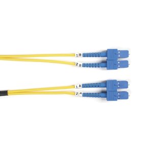 Black Box FOSM-LSZH-002M-SCSC InfiniBand/fibre optic cable 2 m SC OS2 Blue, Yellow