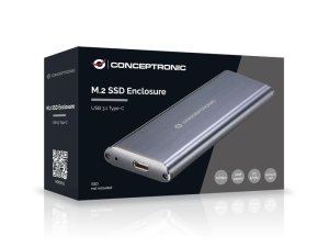 Conceptronic M.2 SSD Enclosure USB 3.1 Type-C