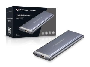 Conceptronic M.2 SSD Enclosure USB 3.1 Type-C