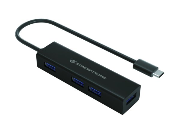 Conceptronic HUBBIES USB-C to 4-Port USB 3.0 Hub