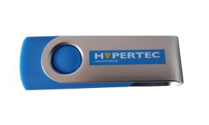 Hypertec USB2.0 64GB Swivel HyperDrive - Standard USB Flash Drive for file, picture and data storage.