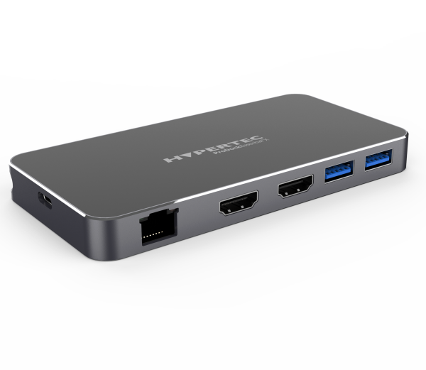 Hypertec ProDock Essential X - Universal USB-C Dock with Dual HDMI and Ethernet