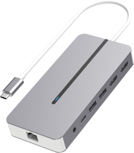 Hypertec ProDock Mac - USB-C Dual HDMI Docking Station for Apple MacBook