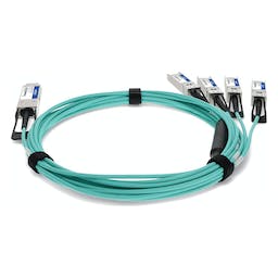 AddOn Networks JG331A-AOC-7M-AO InfiniBand/fibre optic cable QSFP+ Aqua colour, Silver