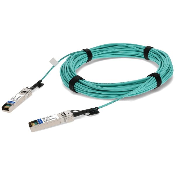 Juniper Networks JNP-SFP-25G-AOC-25M Compatible TAA Compliant 25GBase-AOC SFP28 Active Optical Cable (850nm, MMF, 25m)