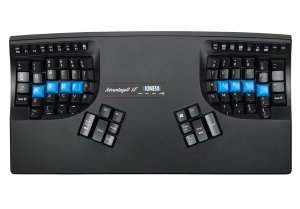 Kinesis Advantage2 Quiet LF keyboard Office USB QWERTY Black