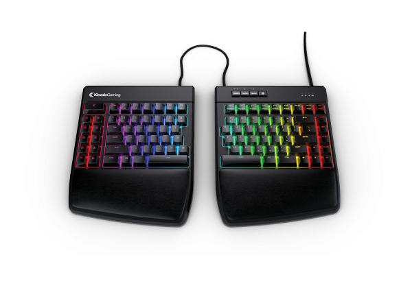 Kinesis Freestyle Edge RGB keyboard Gaming USB QWERTY Black