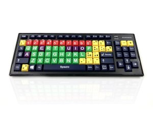 Accuratus KYB-M2MIX-UCUHBT keyboard Home RF Wireless + Bluetooth QWERTY UK English Multicolour