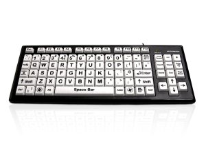 Accuratus Monster 2 keyboard Universal USB QWERTZ German Black, White