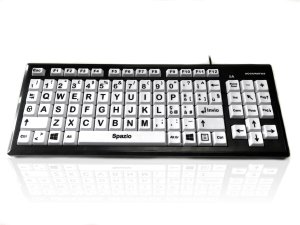 Accuratus Monster 2 keyboard Universal USB QWERTZ German Black, White