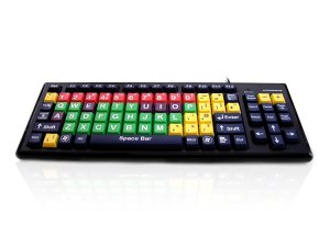 Accuratus Monster 2 keyboard USB QWERTY UK English Black, Green, Red, Yellow