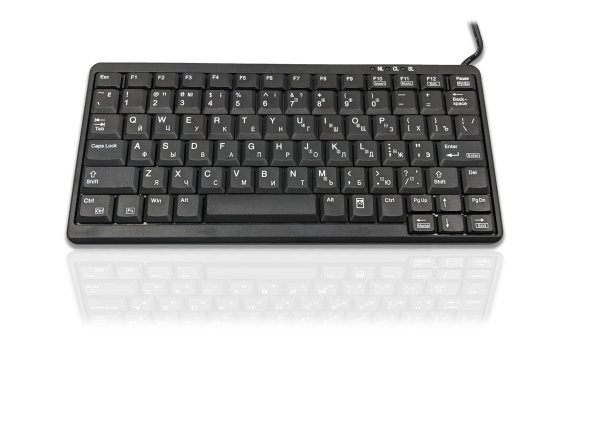 Accuratus K82A keyboard Universal USB QWERTY English, Russian Black