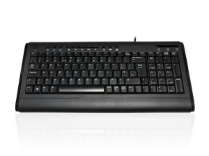 Accuratus 2200 keyboard USB QWERTY UK International Black