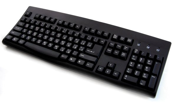 Accuratus KYBAC260UP-BKSV keyboard USB + PS/2 QWERTY Swedish Black