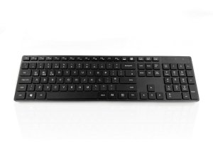 Accuratus KYBAC301-BTBLK keyboard Universal RF Wireless + Bluetooth QWERTY UK English Black