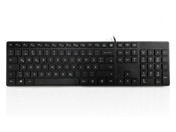 Accuratus KYBAC301-UBLK-GR keyboard USB QWERTZ German Black