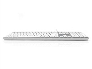 Accuratus KYBAC301-USBMACW keyboard USB UK International White