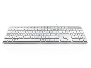 Accuratus KYBAC301-USBMACW keyboard USB UK International White