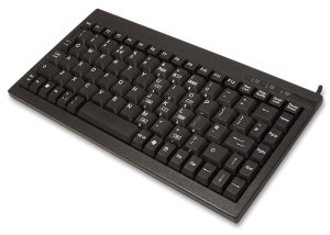 Accuratus KYBAC595-PS2BLK keyboard Office PS/2 AZERTY Black