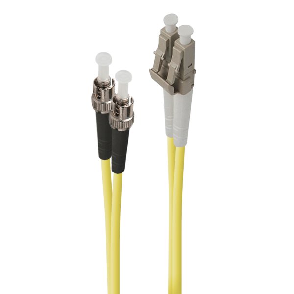 ALOGIC 2m LC-ST Single Mode Duplex LSZH Fibre Cable 09/125 OS2